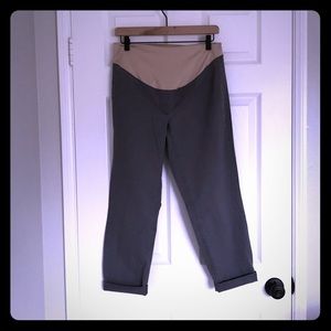 Loft maternity full panel girlfriend chinos sz 6